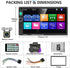 Podofo Car Stereo 2 Din 7 Inch MP5 Player, HD Touch Screen Bluetooth Multimedia, USB SD Aux-in, Double Din Autoradio
