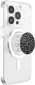 PopSockets PopGrip for MagSafe - Black Silver Leopard Print