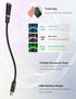 MillSO USB Microphone for PC and Laptop, Portable Gooseneck USB Computer Microphone Mute/Noise