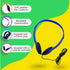 Redskypower 10 Pack 3.5mm 4ft Bulk Wired Headphones, On Ear with Jack, Tangle Free Cable, Comfortable Fit, Affordable