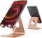Cell Phone Stand Desk Phone Holder, Cradle Dock for All 4-8inch Phones, Office Kitchen Traveling Accessories (T1 Rose