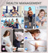 Smartwatch for Android & iPhone, 1.85" Waterproof Fitness Tracker with AI Voice Control, Pink