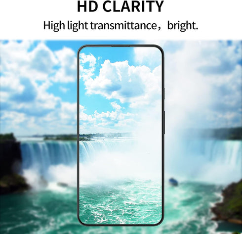 iCsapr 4 Pack Glass Screen Protector for Samsung Galaxy A14 5G - 9H Hardness, Scratch Resistant, Easy Install, Case