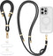 Lucforeen 4-IN-1 Phone Lanyard + Wrist Strap Kit with 2 Pack Tabs, Universal