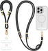Lucforeen 4-IN-1 Phone Lanyard + Wrist Strap Kit with 2 Pack Tabs, Universal