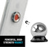 Nite Ize Steelie Magnetic Phone Socket Plus, Dashboard Phone Mount Socket with Strong Magnet - Grey