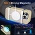MOCCA Slim Magnetic Case for iPhone 12 Pro Max, Shockproof with Glass Screen & Camera Lens Protectors, Light Gold