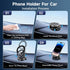 CHTXXLSZ 360 17/16 Magnetic Car Phone Holder, Adjustable Suction Cup Universal Phone Mount, Multi-Scene for Car Office