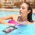 Waterproof Phone Pouches Bags, IPX8 Floatable Cell Phone Water Protectors 2 Pack with Adjustable Neck Lanyard for