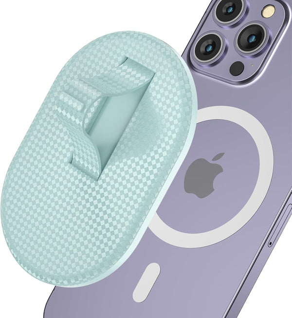AUROX Magnetic Phone Grip Holder for MagSafe, Kickstand Strap Holder, Compatible with iPhone 15/14/13/12 Series, Grass