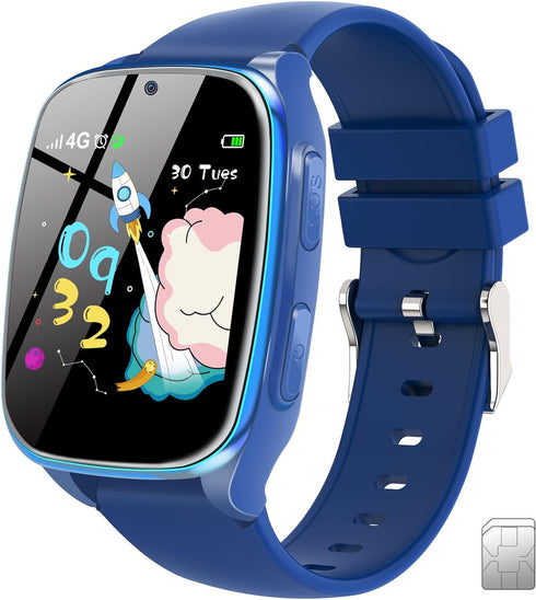 Berilona 4G Kids Smartwatch Phone - Smart Cell Phone Watch for Boys Girls
