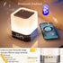 Night Lights Bluetooth Speaker, Alarm Clock Wireless Speaker, Touch Sensor Bedside Lamp, MP3 Music Player
