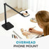 InnoGear Overhead Phone Mount, Heavy Duty Aluminum Phone Stand Tabletop Cooking Tripod for Desk Flexible Cell Phone