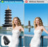 Kefotic Wireless Ring Remote for iPhone Android Camera with Zoom. Phone Front/Rear Camera Flip Shutter, Must Have