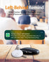 Reyke Key Finder - Bluetooth Luggage Tracker Tag for Keys, Wallet, Suitcase, Works with Apple Find My (White)