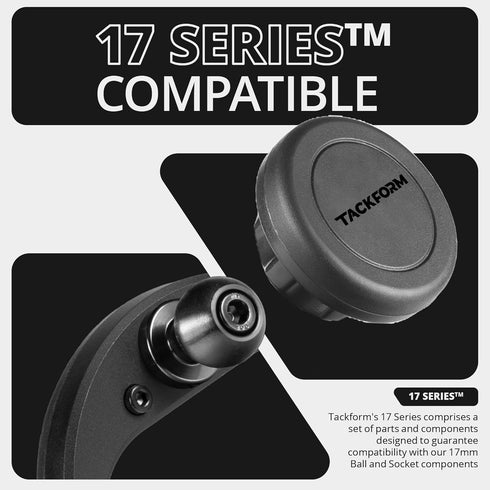 Tackform Vent Phone Mount for 2016-2023 Toyota Tacoma and 2014-2021 Toyota Tundra, CNC Aluminum, Zero-Slip, Universal