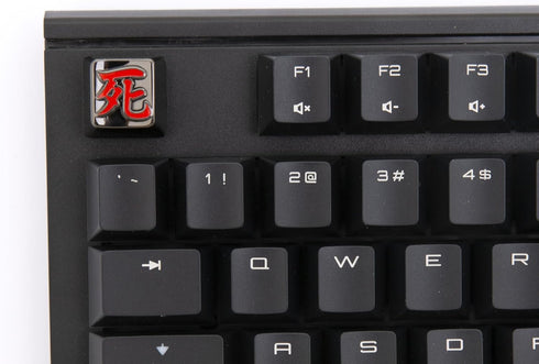Japanese Anime Death Keycap for Mechanical Gaming Keyboard, Cherry MX Profile, ESC R4 Height, Metal