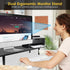 32-40 InchLarge 2 Across-Star Dual-Monitor-Stand-Riser-For-Desk Adjustable Length Desktop Computer Monitor Riser