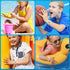 Waterproof Air Tag Bracelet for Kids, 2 Pack Soft Nylon Hidden Wristband, Lightweight GPS Tracker Holder