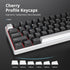 GTSP 168-keys PBT Keycaps, Cherry Profile 75 Percent with 6U 7U Spacebar for US Layout Cherry MX Switches