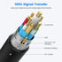 USB A Splitter, USB A Male to 2 Female USB Y Splitter, USB Splitter 1 in 2 Out for Charging and Data Transfer for