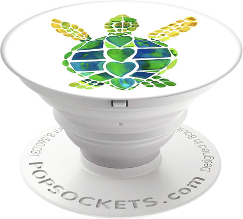PopSockets Wireless Stand for Smartphones & Tablets - Turtle Love