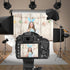 Baocicco 5x3ft Happy Easter Backdrops for Photography, Colorful Easter Eggs on Rustic Wood Board