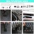 11 in 1 Anti Static Brushes Set with Microfiber Cleaning Cloth, Portable Plastic Handle Nylon Cleaning Brush Kit for