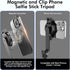 EUG-PRODUCTS 61" Magnetic Phone Tripod & Selfie Stick for Golf Training, Extendable Cell Phone Tripod Stand