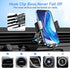 Car Phone Holder Mount, Super Stable Air Vent Cell Phone Car Mount with 2024 Newest Metal Hook Clip, 360° Rotation, One