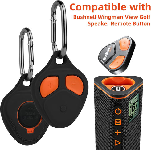 Xxerciz Silicone Case for Bushnell Wingman View Golf GPS Speaker Remote, Lightweight Anti-Scratch Shockproof Case