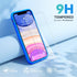 Miracase Designed for iPhone 11, Liquid Silicone Gel Rubber Phone Case with Screen Protector, Mediterranean Blue