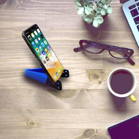 Portable Cell Phone Stand for Desk, Foldable Pocket Travel Mobile Phone Holder, Pack of 3, Compatible with iPhone,