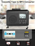 Gracioso Cassette Player,Cassette MP3 Cassette 1000mah Jack,16GB Portable to via SD Card, Walkman Tape Player