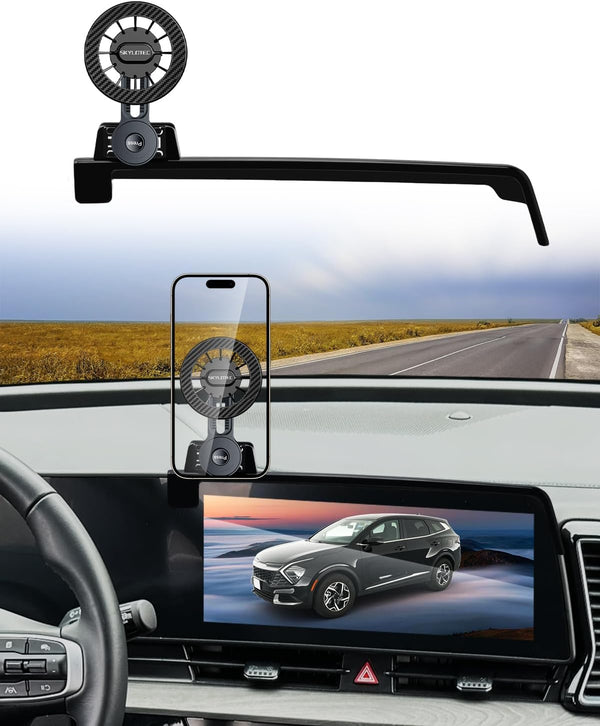 SKYLOTEC Magnets Phone Mount for Kia Sportage 2023 2024 2025 Accessories 12.3-Inch Screen