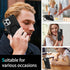 iPhone 13 Pro Case - Black, MIL-Grade Shockproof, Dual Layer, Built-in Stand & Ring Holder, Compatible with MagSafe.
