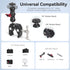 Mechrig 360 1/4"-20 3/8"-16 (SJ019) Camera Clamp Mount with Dual Ballhead Magic Arm, Double Ball Head Adapter