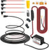 NUNET 15ft MicroUSB & MiniUSB Hardwire Kit with Mini/LP Mini/ATO/Micro2 Fuse, Battery Drain Protection