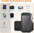Kepswin 20,000mAh, 4 Pack Solar Charger Portable Power Bank, Cables Outdoor Waterproof External Backup Phone Charger