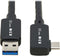 Tripp Lite 16 Foot VR Link Cable for Meta Oculus Quest 3/2, USB-A to USB-C Cord, USB 3.2 Gen 1, Lifetime Warranty