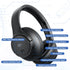 Active Noise Cancelling Headphones, Wireless Over-Ear Bluetooth Headphones with Microphone, 70h Play Time, Bluetooth 5.3