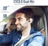 Conambo K21 Bluetooth Headset V5.1, CVC 8.0 Dual Mic Noise Cancelling Wireless Headset, 16Hrs Talking Time for iOS