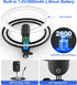 12" Selfie Ring Light with 63" Tripod Stand/Phone Holder, QEUOOIY 20W LED Circle Lights for Vlog, Makeup, YouTube