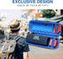 LTGEM EVA Hard Carrying Case for JBL FLIP 6/FLIP 5 - Waterproof Portable Bluetooth Speaker Case, Blue