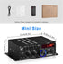 Bluetooth 5.0 Audio Power Amplifier AK-380 - 400W+400W 2.0 CH HiFi Stereo Amp Receiver with USB, SD, AUX, Remote