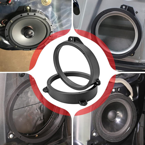 RED WOLF Front Door Speaker Adapter, 6.5 Inch for 2008-2020 Subaru Forester, Impreza, Outback, WRX/STI