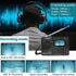 ZHIWHIS Portable Bluetooth Radio, Rechargeable Digital Recorder, FM AM Shortwave, Stereo MP3 Player with Lyric Display
