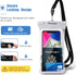 ProCase 2 Pack Waterproof Phone Pouch, Underwater Phone Case Up to 7", Dry Bag for iPhone & Galaxy