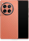 MIGHTY SKINS Carbon Fiber Phone Skin Compatible with OnePlus 12 (2024) - Solid Salmon