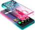 NZND Case for Wiko Ride 2 (U520AS) with Tempered Glass Screen Protector, Glitter Liquid Floating Case